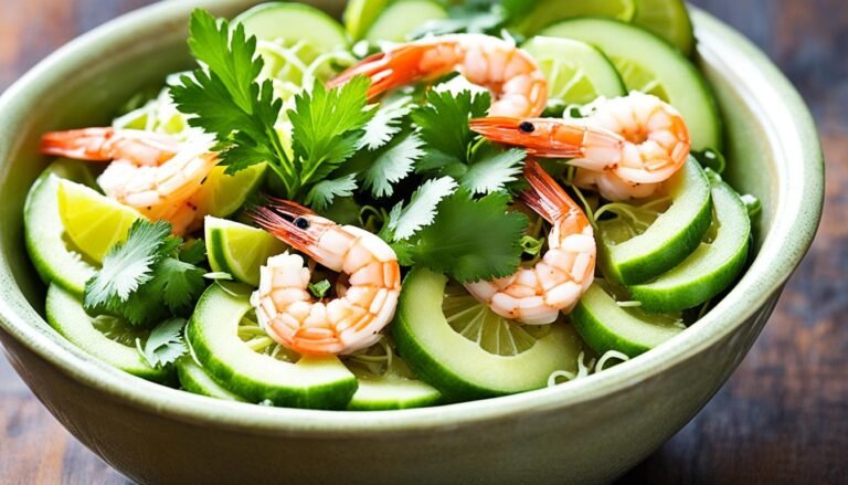 Receta de Aguachile verde de camarón