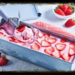 helado de fresa